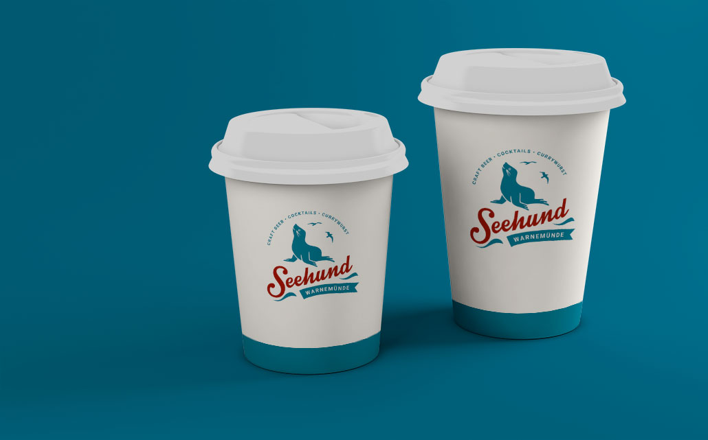 Seehund Kaffeebecher